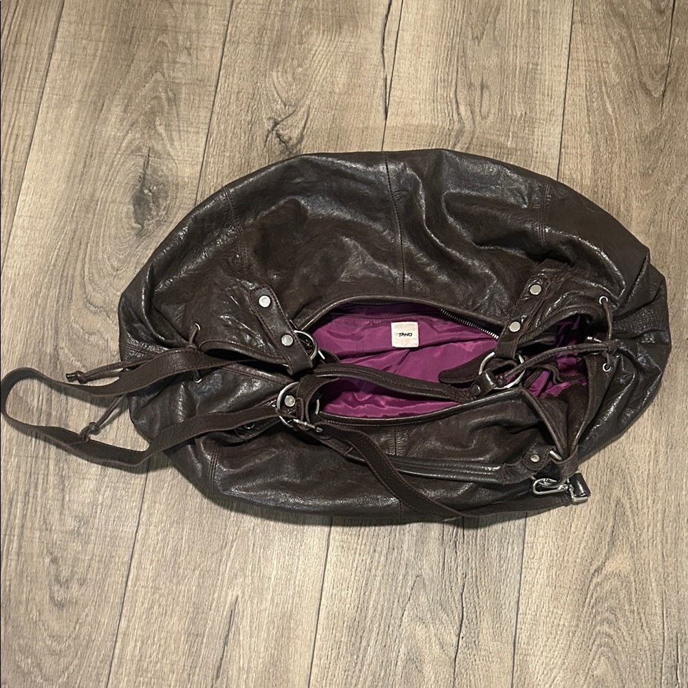 Tano leather hobo bag